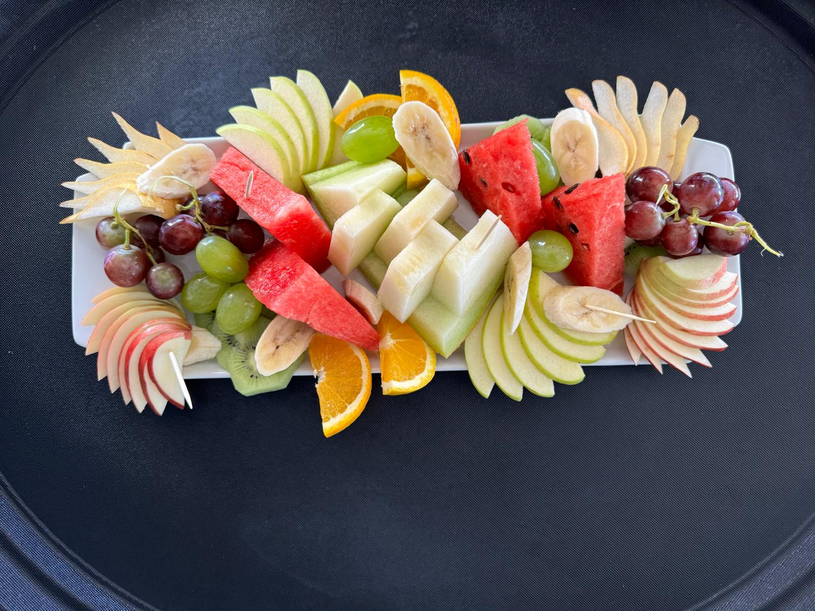 Assiette de fruits frais de saison