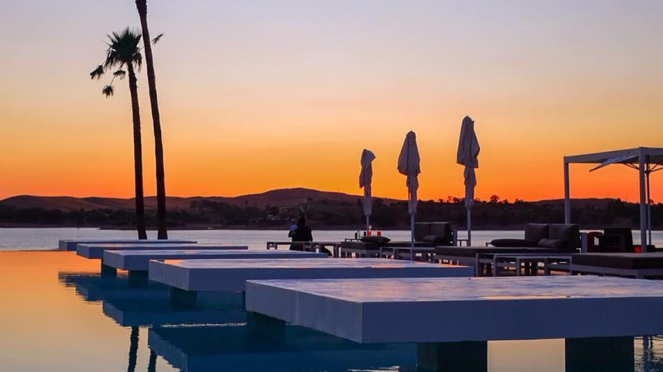 Coucher de soleil depuis le ponton