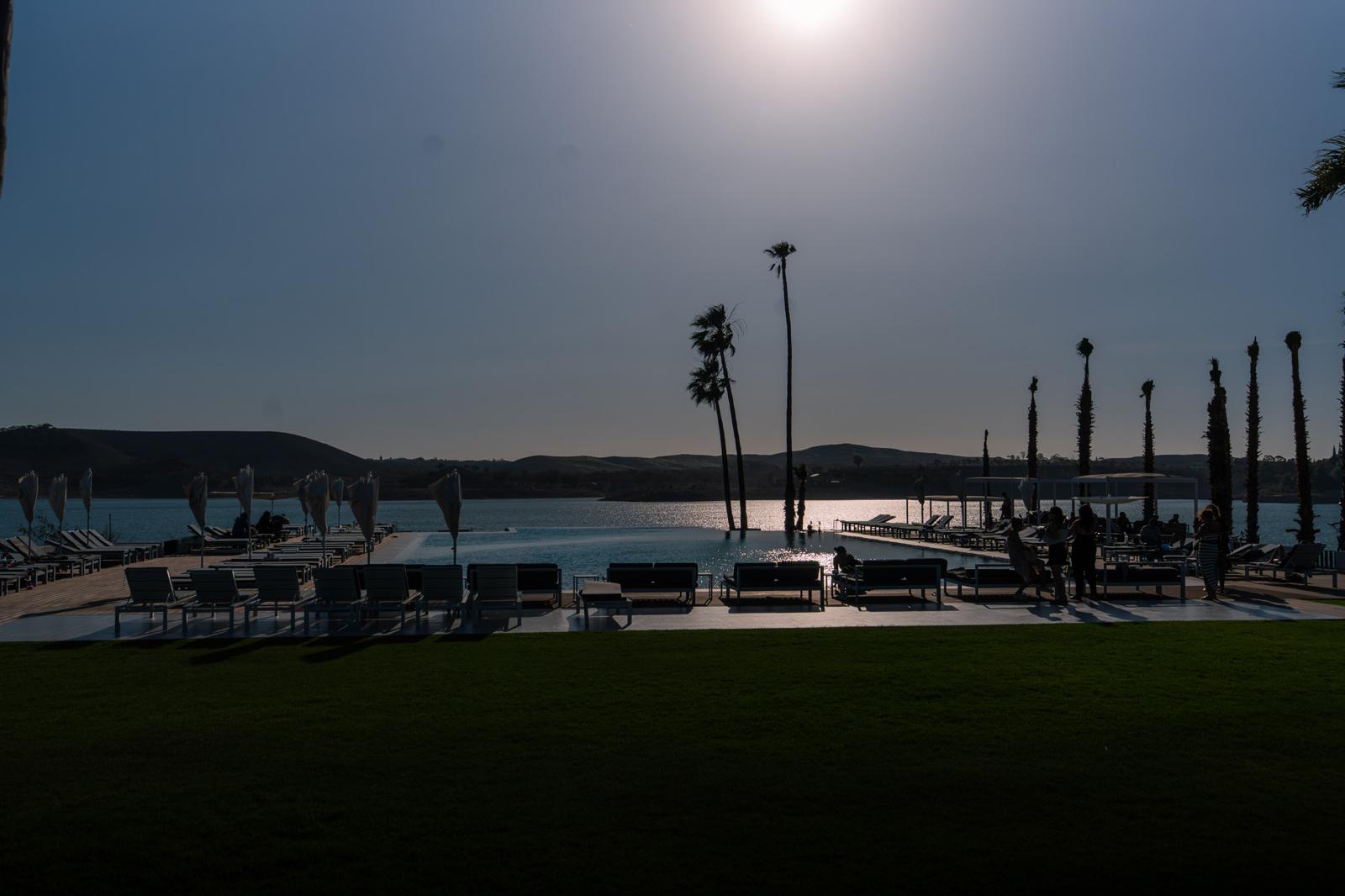 La terrasse au crépuscule