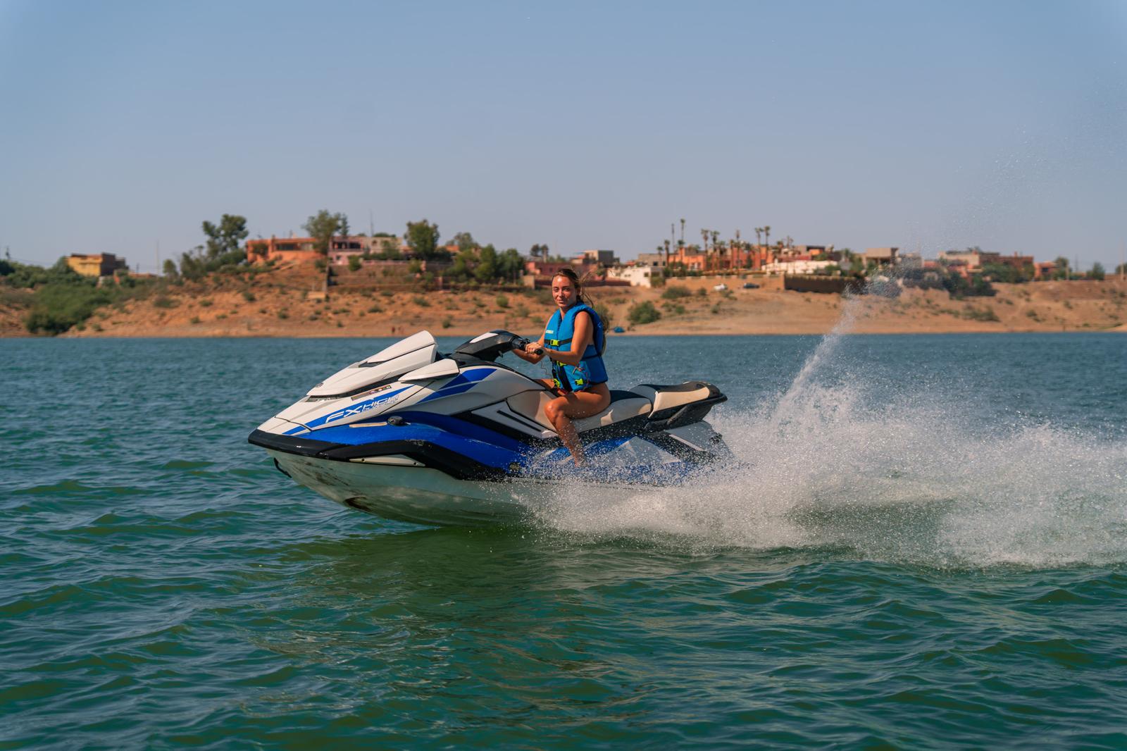 Jet-ski, pleine vitesse