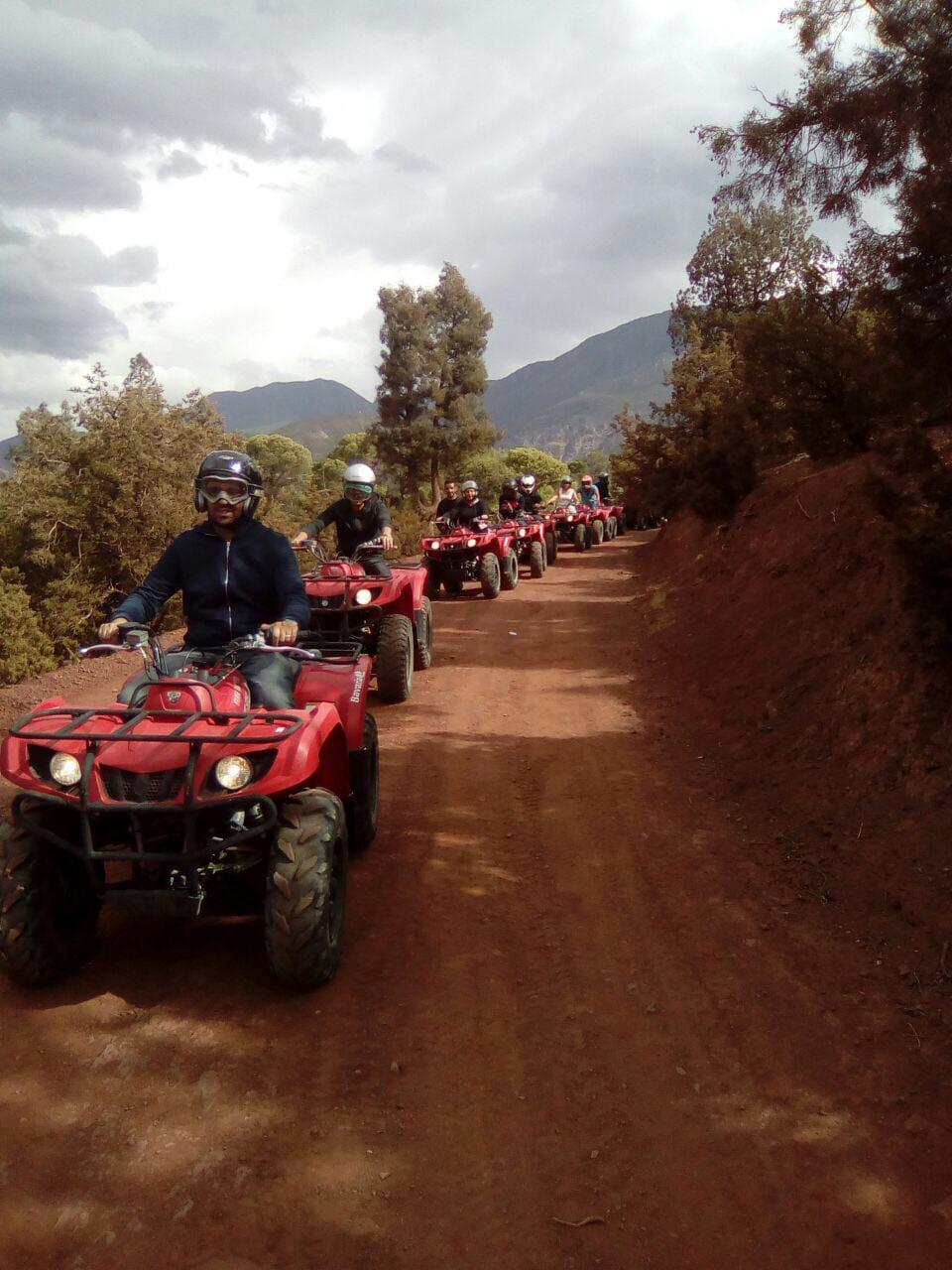 Quad, piste berbère